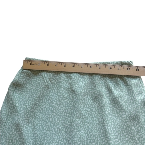 New Hollister Light Green Floral Maxi Skirt size S - Picture 4 of 10